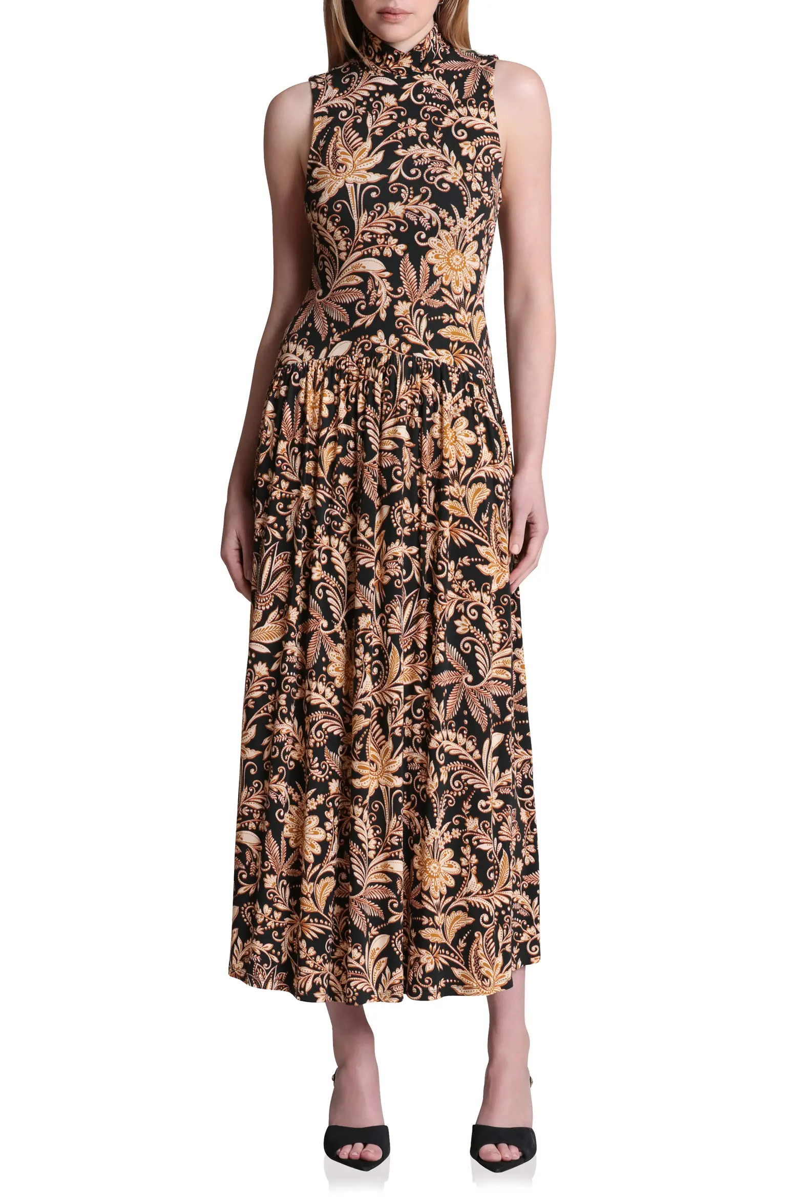 Paisley Floral Sleeveless Knit Dress (Women) | Nordstrom | Nordstrom