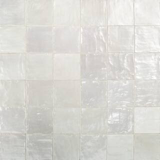 Amagansett Fog 4 in. x 4 in. Satin Ceramic Wall Tile (5.38 sq. ft. / box) | The Home Depot