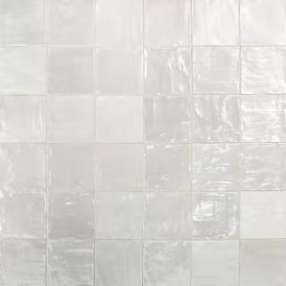 Amagansett Fog 4 in. x 4 in. Satin Ceramic Wall Tile (5.38 sq. ft. / box) | The Home Depot