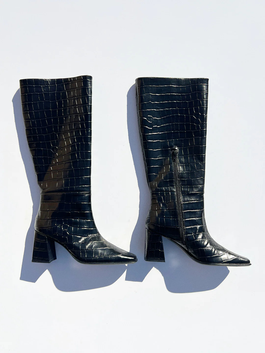 TGIF Croc Boot - Black | Lisa Says Gah