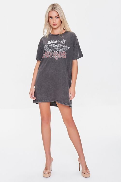 American Motorcycle T-Shirt Dress | Forever 21 | Forever 21 (US)