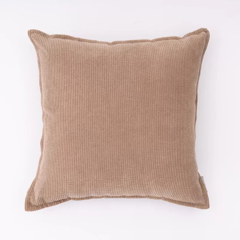 18"x18" Corduroy Ribbed Square Throw Pillow - freshmint | Target