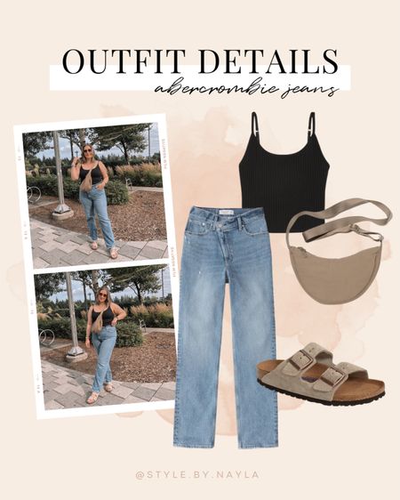 Summer to fall transition outfit - Abercrombie straight leg jeans (size 32), black tank with built in bra (size M), Birkenstock sandals

Midsize fashion, simple outfits 


#LTKstyletip #LTKSeasonal #LTKmidsize