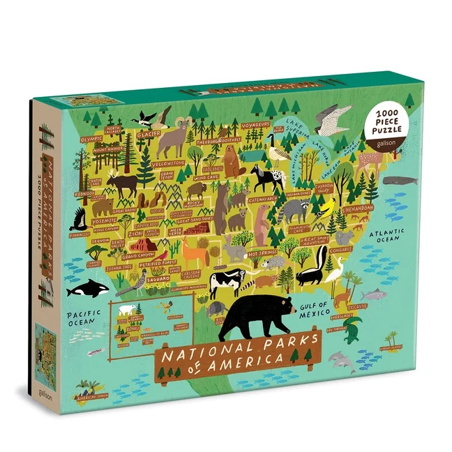 National Parks of America 1000 Piece Puzzle (Game) - Walmart.com | Walmart (US)