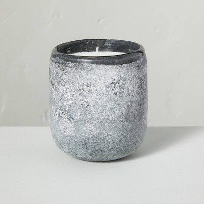 9oz Smoked Woods Textured Glass Seasonal Candle - Hearth & Hand™ with Magnolia | Target