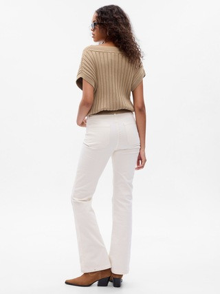 High Rise Corduroy '70s Flare Pants with Washwell | Gap (US)