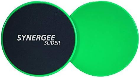 Synergee Core Sliders. Dual Sided Use on Carpet or Hardwood Floors. Abdominal Exercise Equipment | Amazon (US)