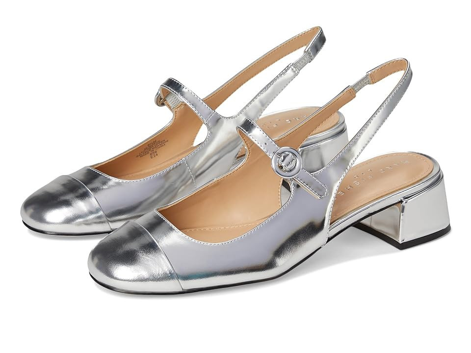 Marc Fisher LTD Martie High Women's Heels Silver Leather : 6.5 M | Zappos