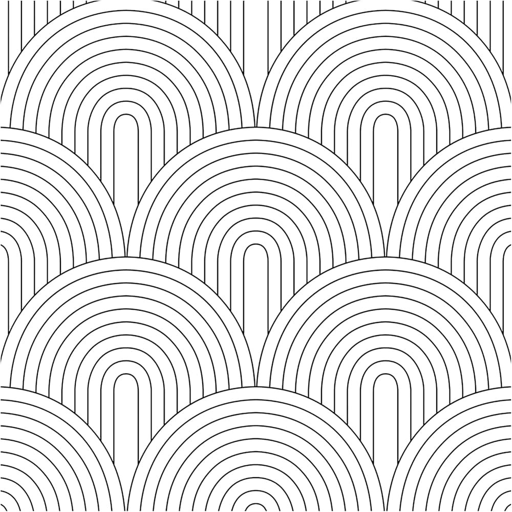 HAOKHOME 96033 Peel and Stick Wallpaper Abstract Rainbow Black/White Removable contactpaper for H... | Amazon (US)
