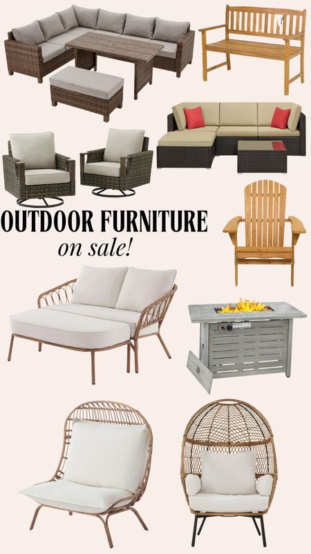 Outdoor furniture finds on sale! 

#LTKHome #LTKFindsUnder50 #LTKFindsUnder100