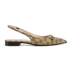 Women's Horsebit slingback ballet flat | Gucci (US)