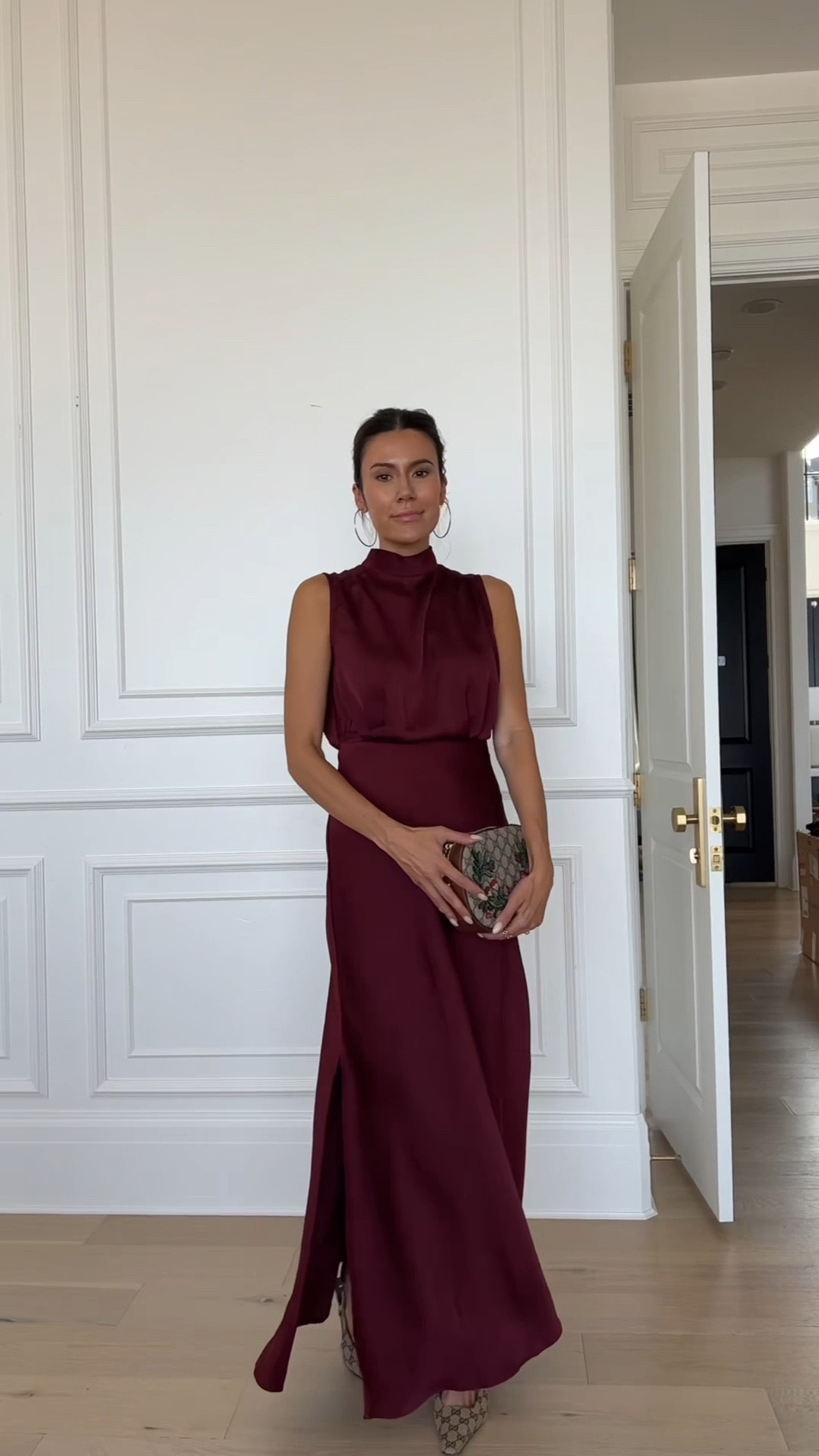 Wedding guest dress under $100 ✨

Fall wedding guest dress, formal dress, winter wedding guest dress, party dress, event dress, lulus dress, long dress, silk dress, burgundy dress, bridesmaid dress, rehearsal dinner dress, holiday party dress, gala dress, Christine Andrew 

#LTKParties #LTKWedding #LTKVideo