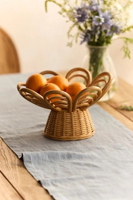 Rattan Fluted Bowl | Anthropologie (US)