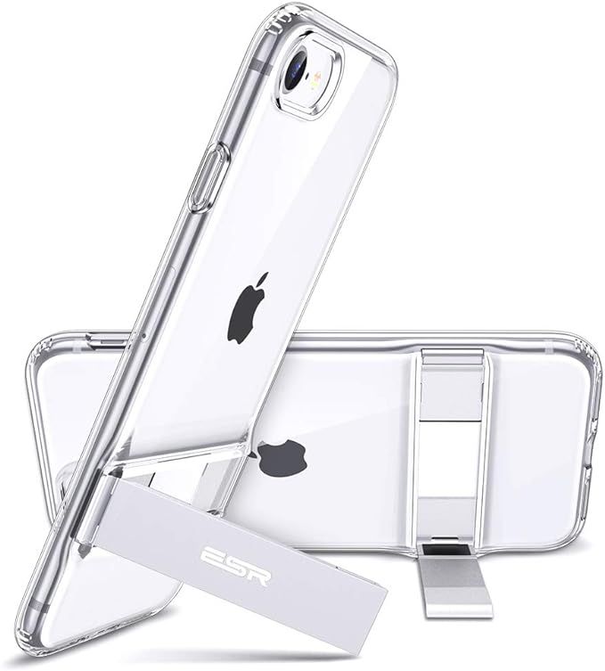 ESR Metal Kickstand Designed for iPhone SE 2020 Case,iPhone 8 Case [Vertical and Horizontal Stand... | Amazon (US)