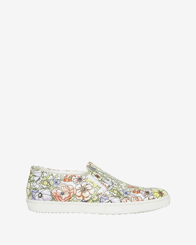 Joshua Sanders Floral Print Slip On Sneaker | Intermix
