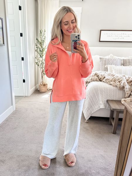 American Eagle orange sweatshirt on sale for 30% off with code BESTIES! 🧡

Runs oversized eyes size down one to an extra small. Super cozy paired with my favorite pants from target.

#LTKstyletip #LTKsalealert #LTKfindsunder50