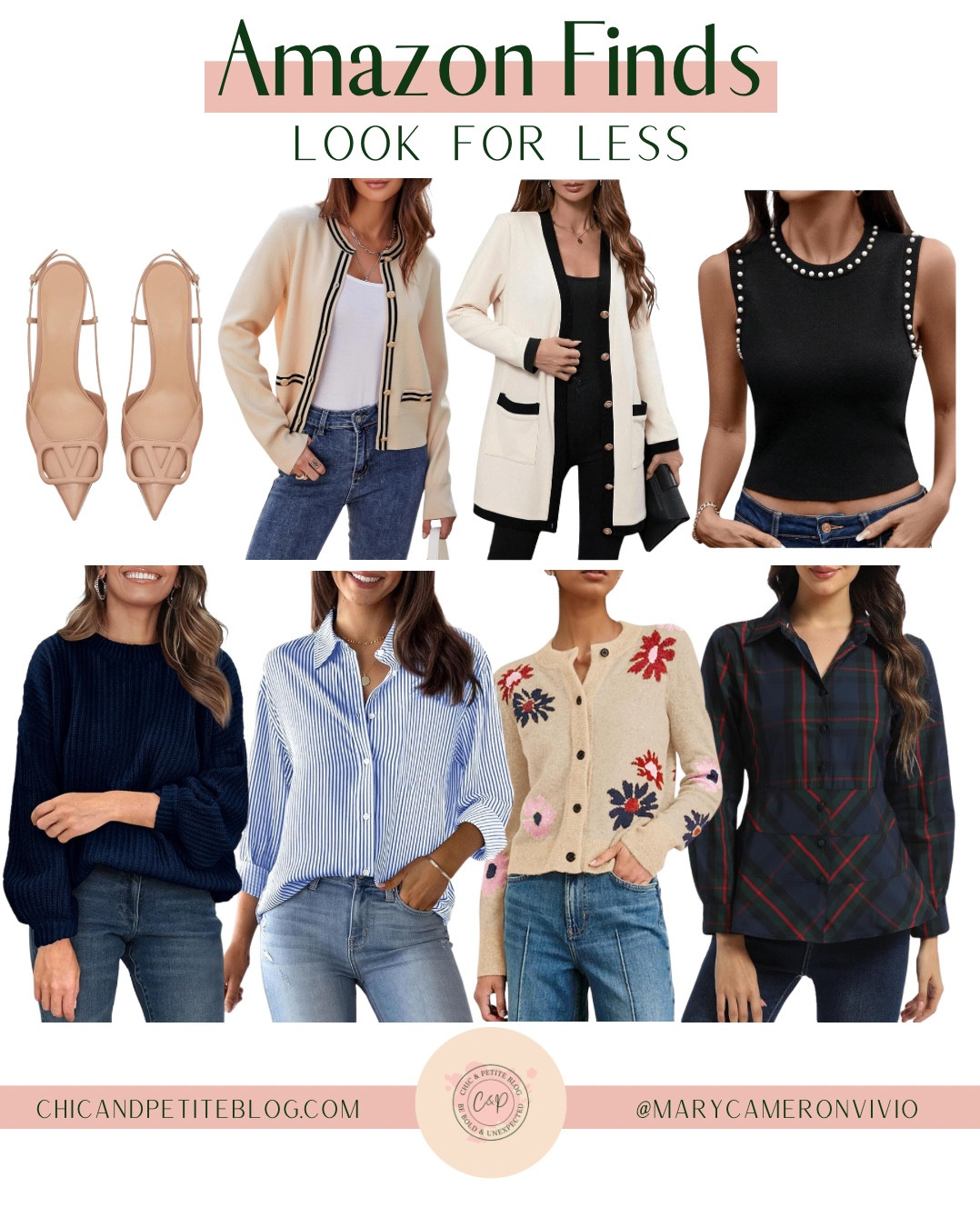 Amazon Finds: Look for Less

Exact Amazon pieces linked at the top. The designer pieces are linked at the bottom (marked as similar)


Spring style // trench coat // spring outfit // look for less // designer inspired // workwear // transition outfit // everyday style // designer look for less // Found it on Amazon, Amazon fashion, Amazon style, transitional style, transitional outfit, Designer-inspired fashion, luxury fashion dupes, designer lookalikes, high end fashion for less, affordable designer alternatives, designer inspired outfits, luxury fashion trends, designer fashion on a budget, chic designer dupes, designer inspired style, high end fashion dupes, designer inspired pieces, luxury style for less, luxury dupes you need, best designer dupes this season

#LTKSeasonal #LTKFindsUnder50 #LTKFindsUnder100