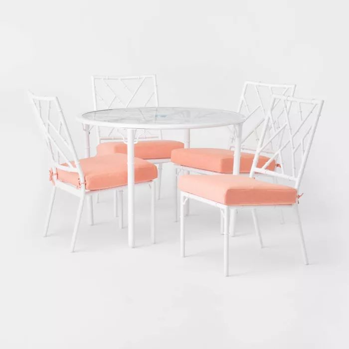 Pomelo 5pc Patio Dining Set with Armless Chairs - Opalhouse™ | Target