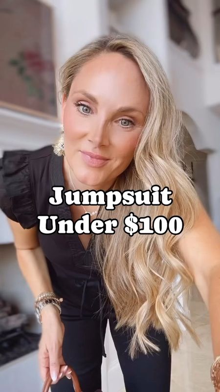 Soft easy throw on jumpsuit under $100 wearing a size small spring outfit you

#LTKover40 #LTKfindsunder100 #LTKVideo