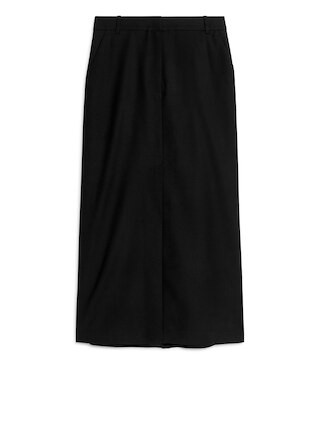 Tailored Wool-Blend Skirt – Black – Women – ARKET GB | Arket UK