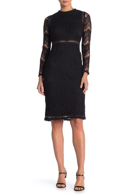 Lace Long Sleeve Midi Dress | Nordstrom Rack