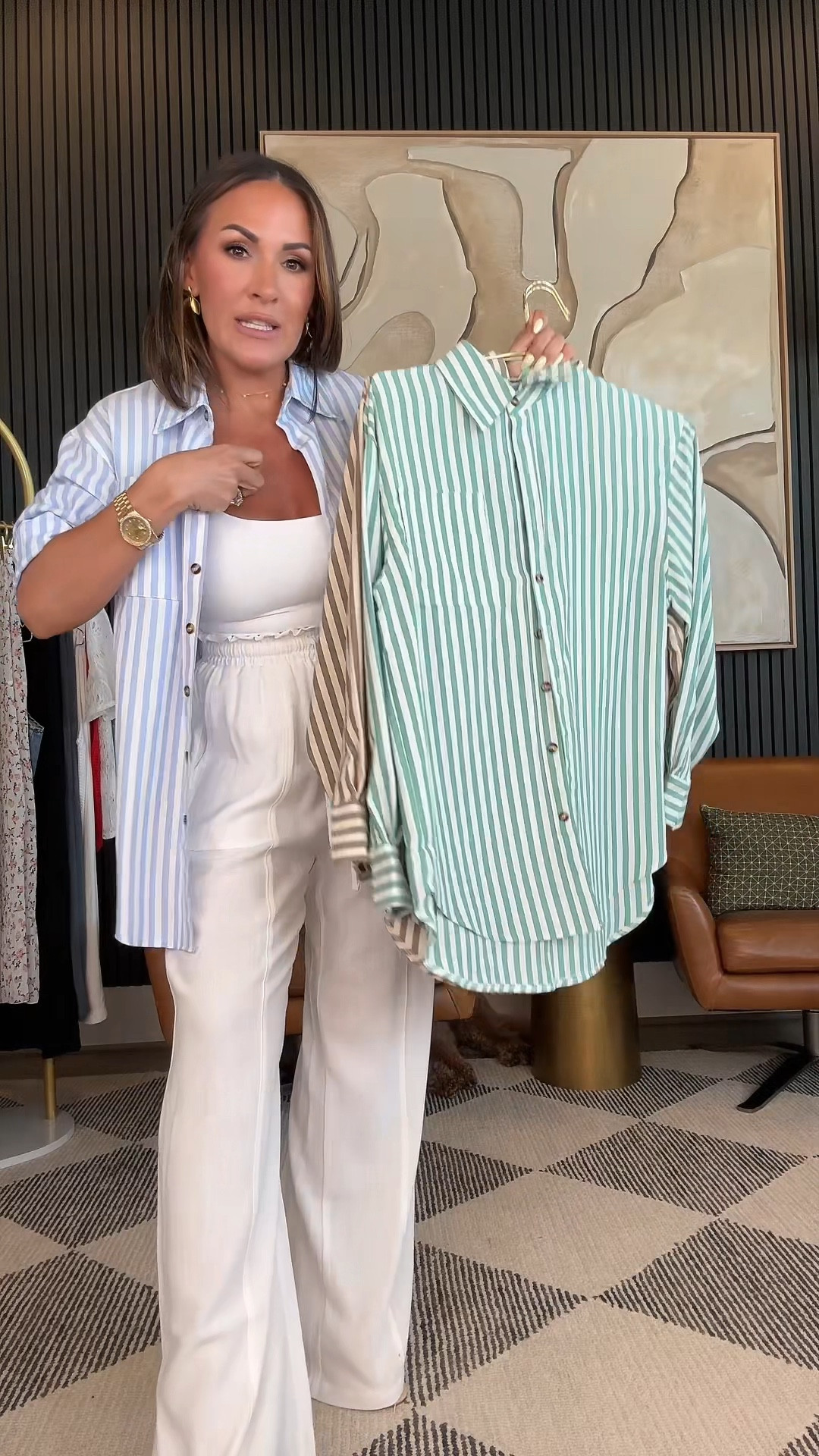 When Amazon said $25 for the perfect striped button-up… I clicked add to cart real fast 🛒 💨

Wearing a size small and it comes in sizes S–XL!
Also head-to-toe Amazon—easy, breezy, and chic!

5’2”
130 lbs
34DD
25” waist

#amazonfashionfinds #springstyle #stripedshirt #amazonstyle #buttonupshirt #petitefashion #amazonoutfits #affordablefashion #closetstaples #affliate

#LTKStyleTip #LTKPetite #LTKOver40