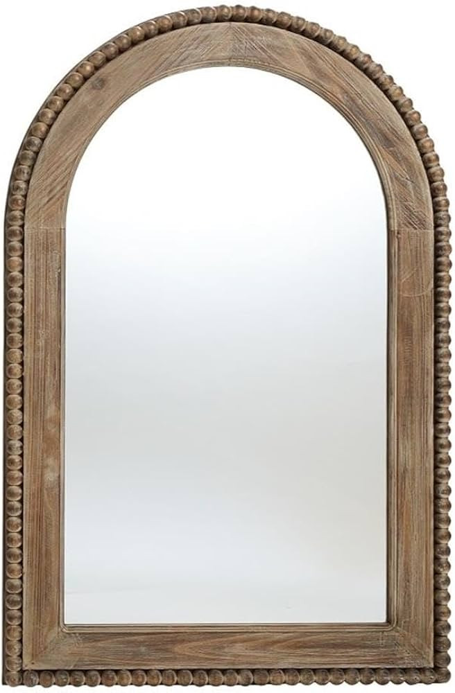 LuxenHome Arch Wall Mirror, 26"x40" Wood Framed Wall Mirrors, Farmhouse Decorative Wooden Mirror,... | Amazon (US)
