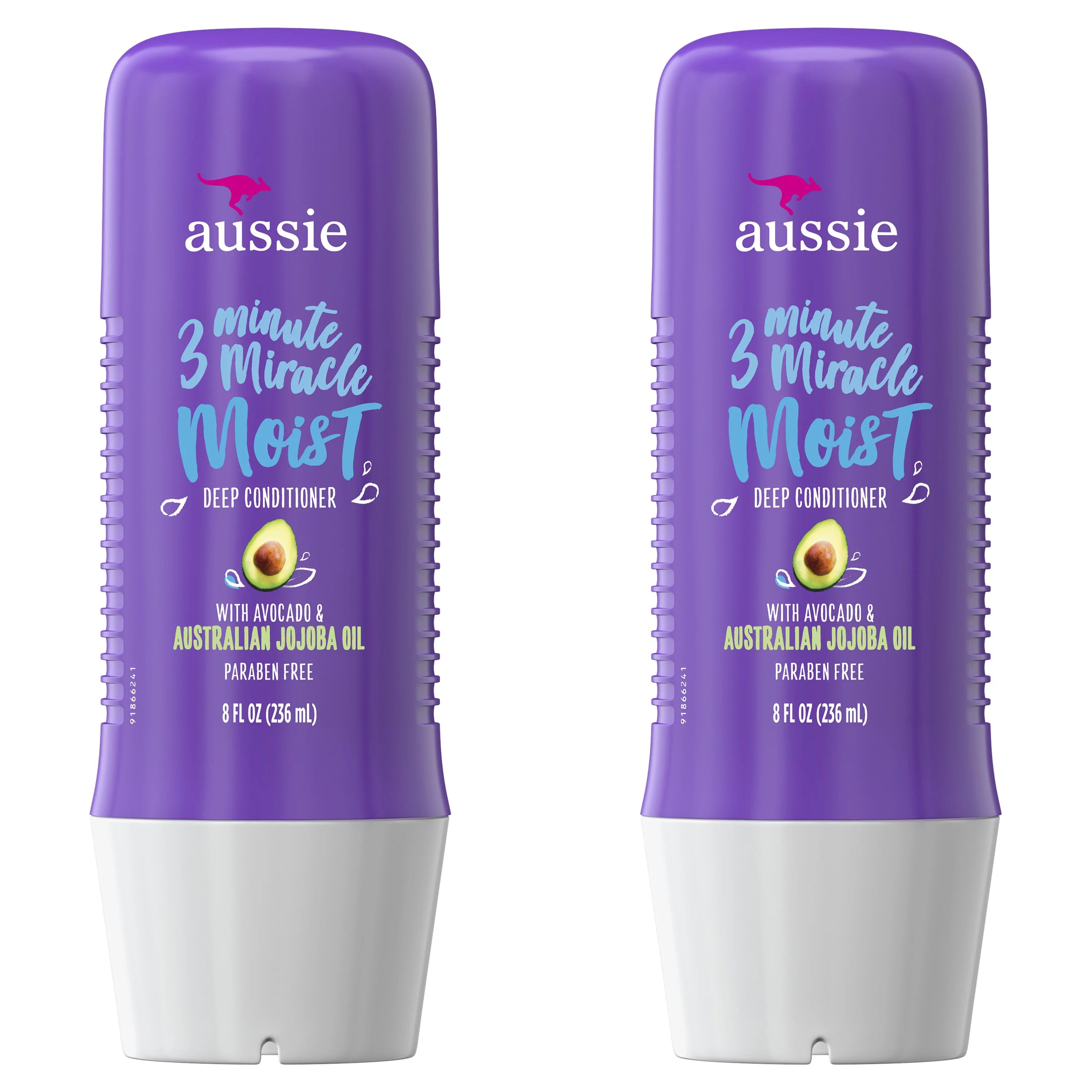 Aussie Miracle Moist with Avocado & Jojoba Oil, Paraben Free 3 Minute Miracle Conditioner, 8.0 fl... | Walmart (US)
