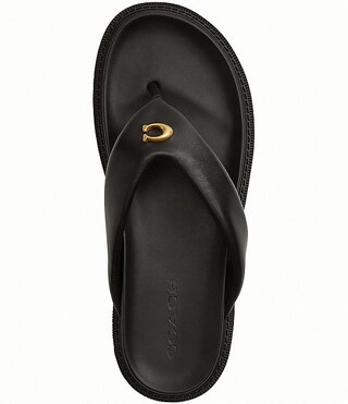 Brynn Leather Thong Sandals | Dillard's