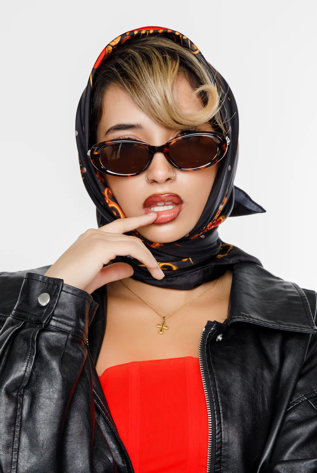 Corazon Divino Silk Scarf | Overnight Blowout