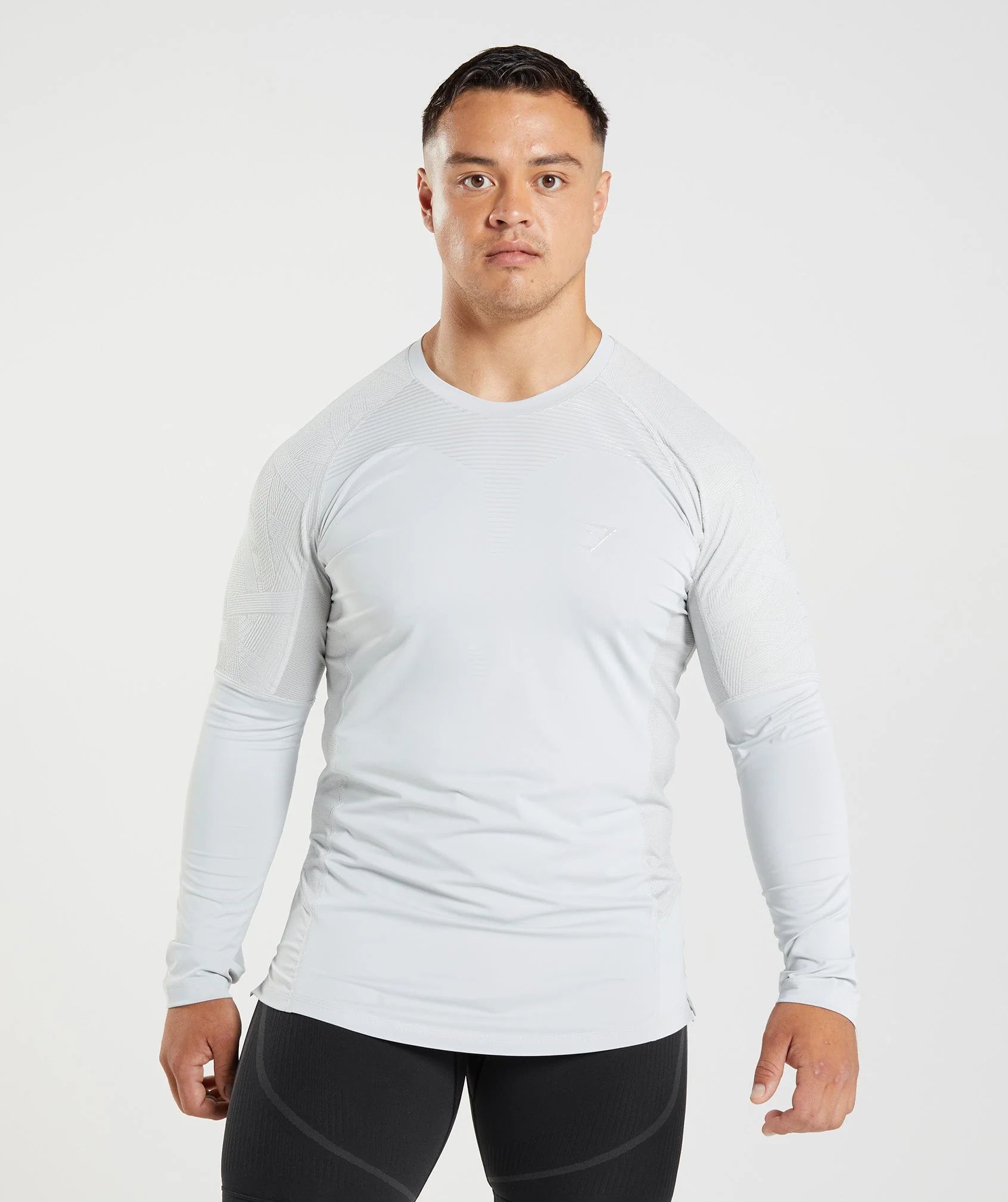 Gymshark 315 Long Sleeve T-Shirt - Light Grey | Gymshark US