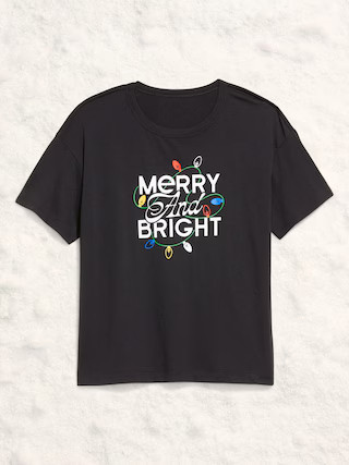 Holiday-Graphic Crew-Neck T-Shirt for Women | Old Navy (US)