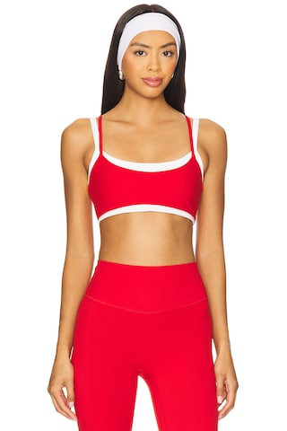 FORM Layered Sports Bra in Cherry from Revolve.com | Revolve Clothing (Global)