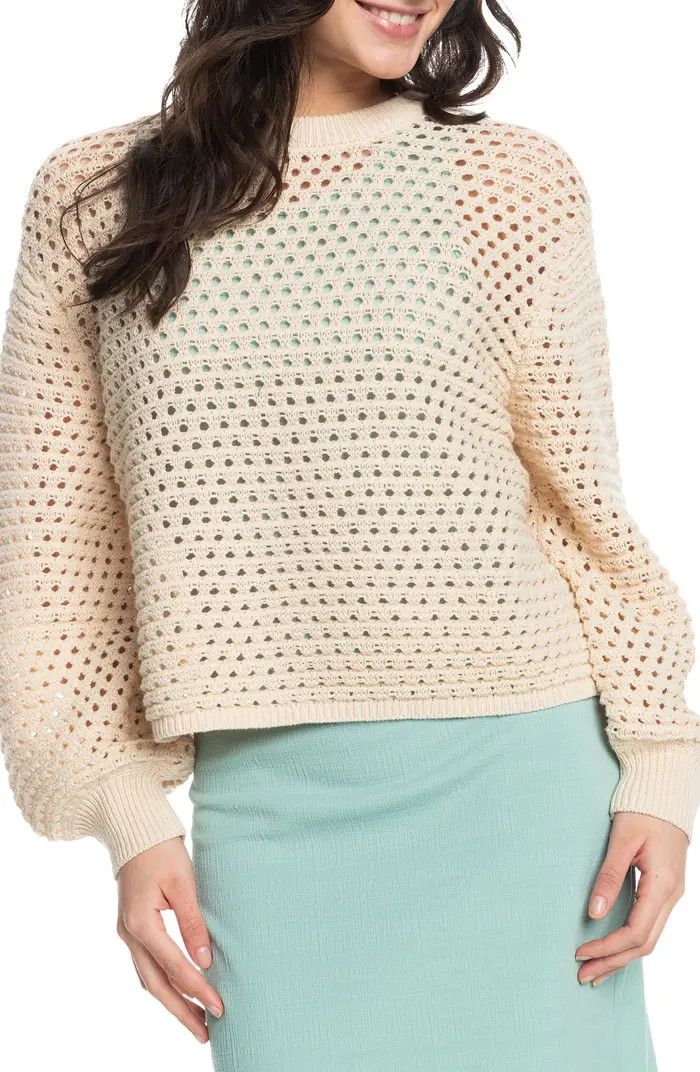 Roxy California Lover Open Stitch Sweater | Nordstromrack | Nordstrom Rack