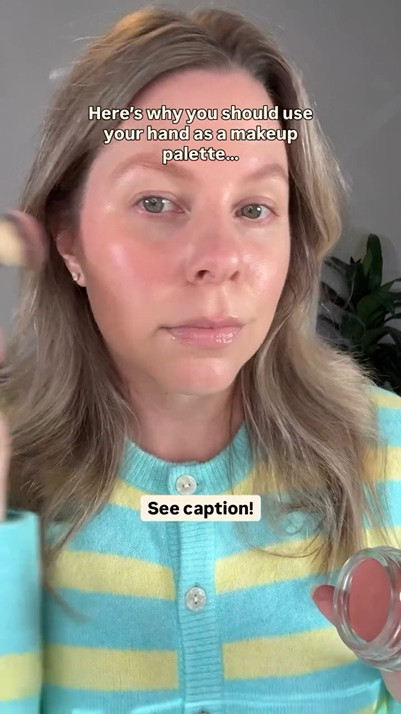 Why use your hand as a palette? 🎨
A few reasons I always do it👇
• You use less product (thin layers blend best)
• It warms up the makeup so it goes on smoother
• You get better control when applying
• Cleanup is easy…just wash your hands 😌
• And the best part? It’s free 😂
Follow along for more easy, everyday makeup tips ✨

Using @itcosmetics cream blush shade sunlit 10

#LTKmomlife #LTKmorningroutine #LTKBeauty