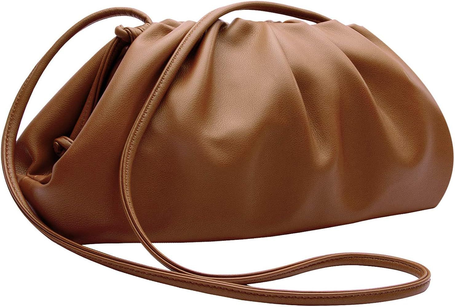 LYPULY Women Dumplings Crossbody Bag Retro Ruched Shoulder Bag Fashion Tide Handbag Tide Handbag ... | Amazon (US)