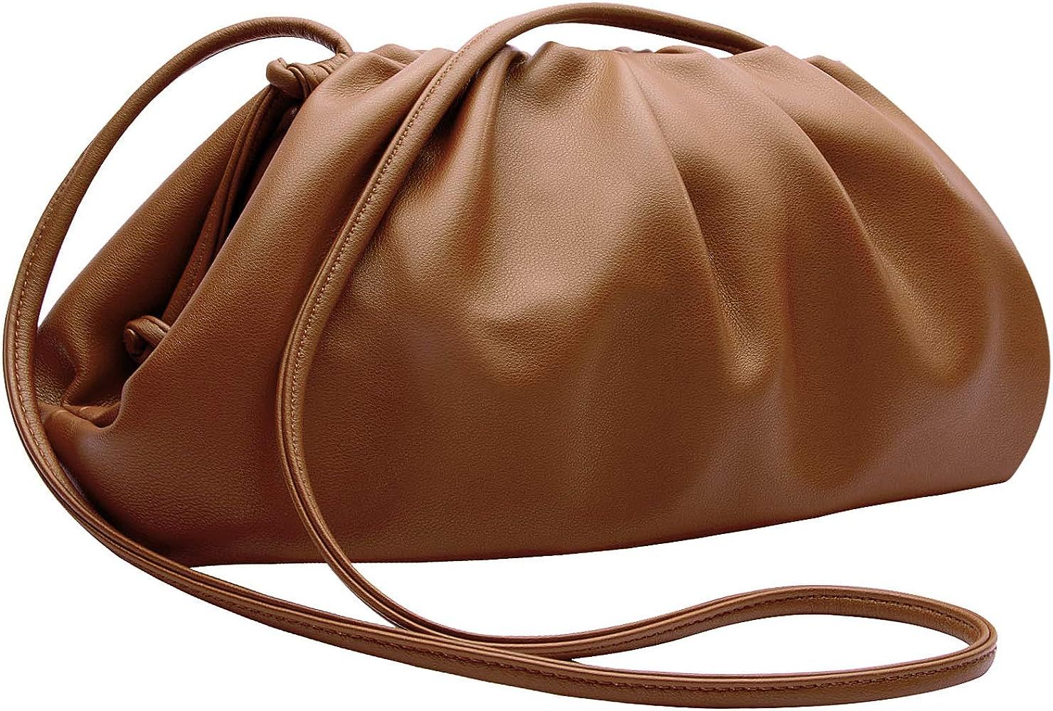 LYPULY Women Dumplings Crossbody Bag Retro Ruched Shoulder Bag Fashion Tide Handbag Tide Handbag ... | Amazon (US)