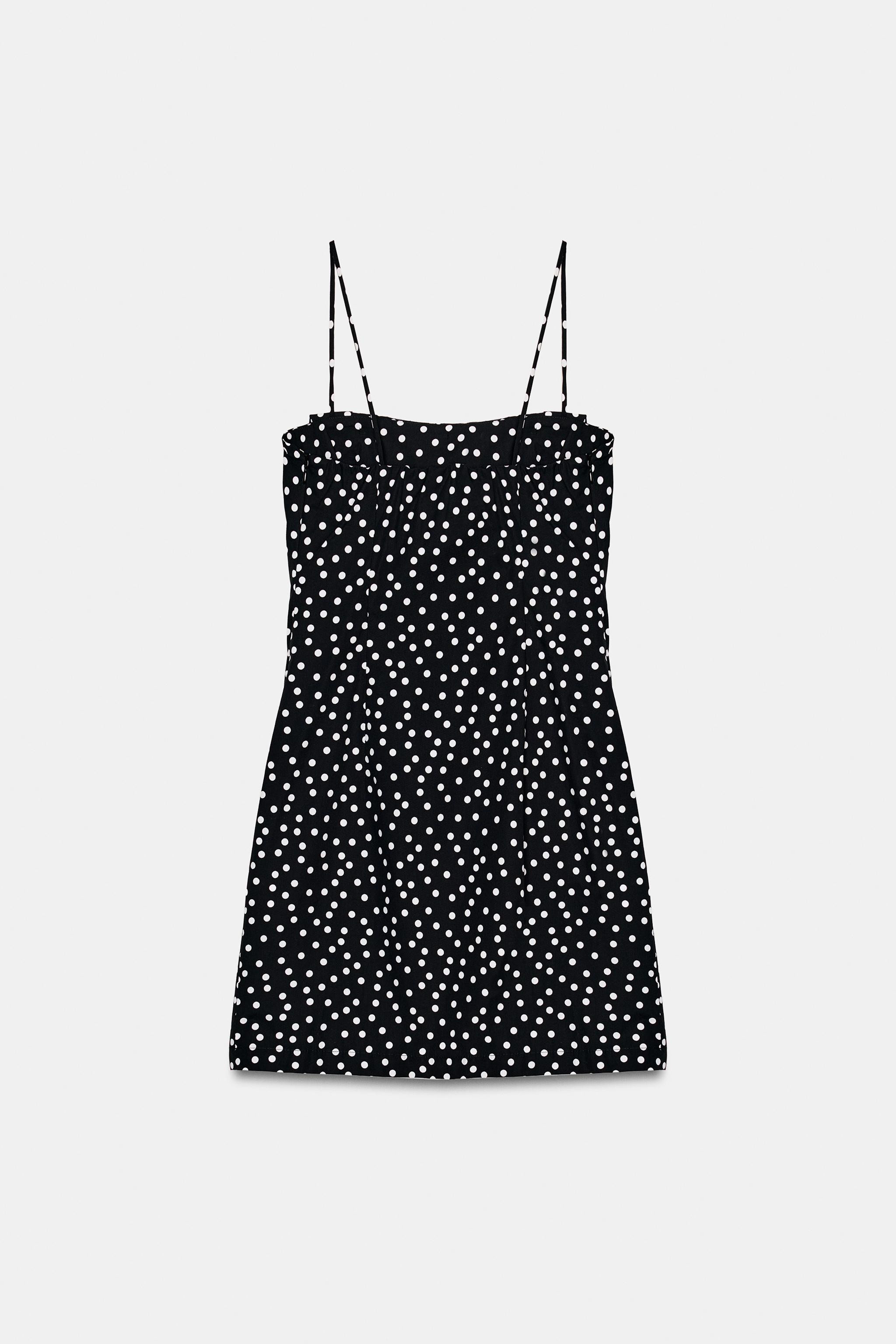 MINI DRESS WITH DOTS | Zara US