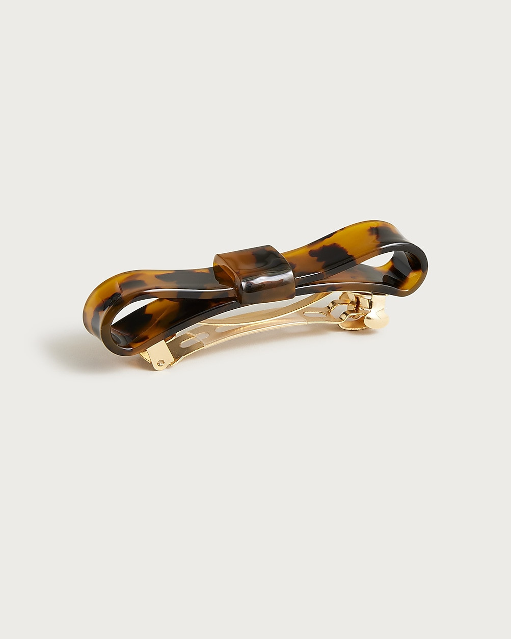 Bow hair clip in tortoise | J. Crew US