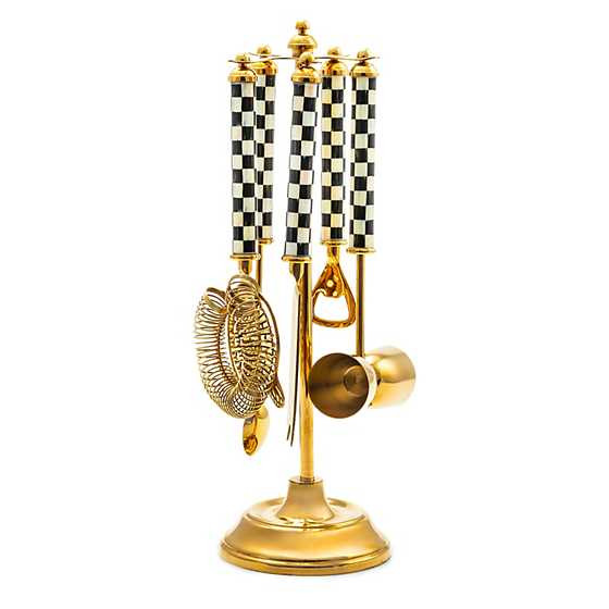 Courtly Check 3260 Gold Bar Tool Set | MacKenzie-Childs