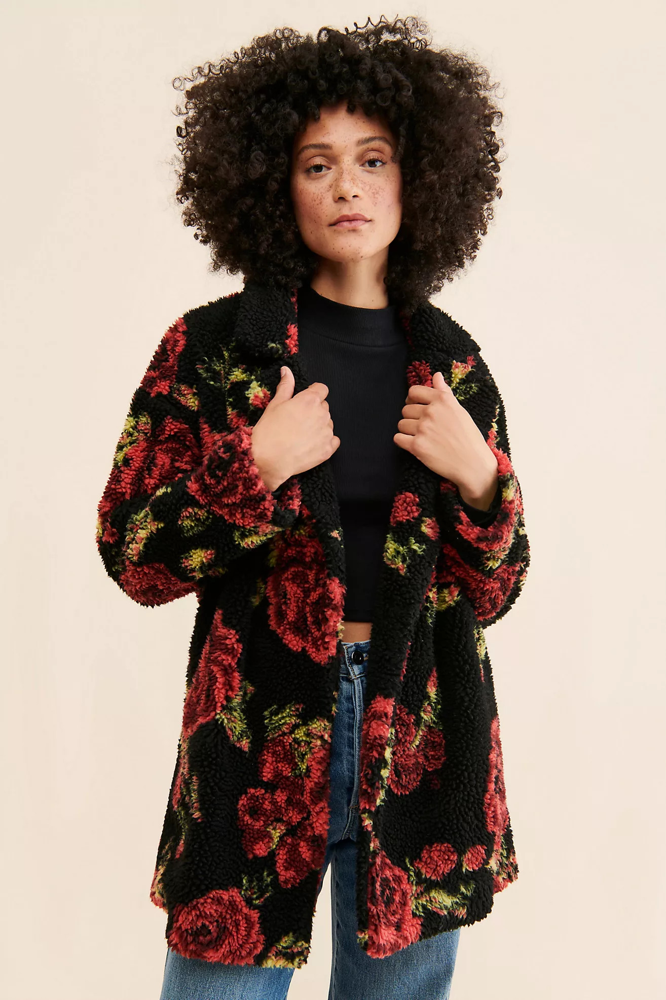 If By Sea Winter Roses Coat | Anthropologie (US)