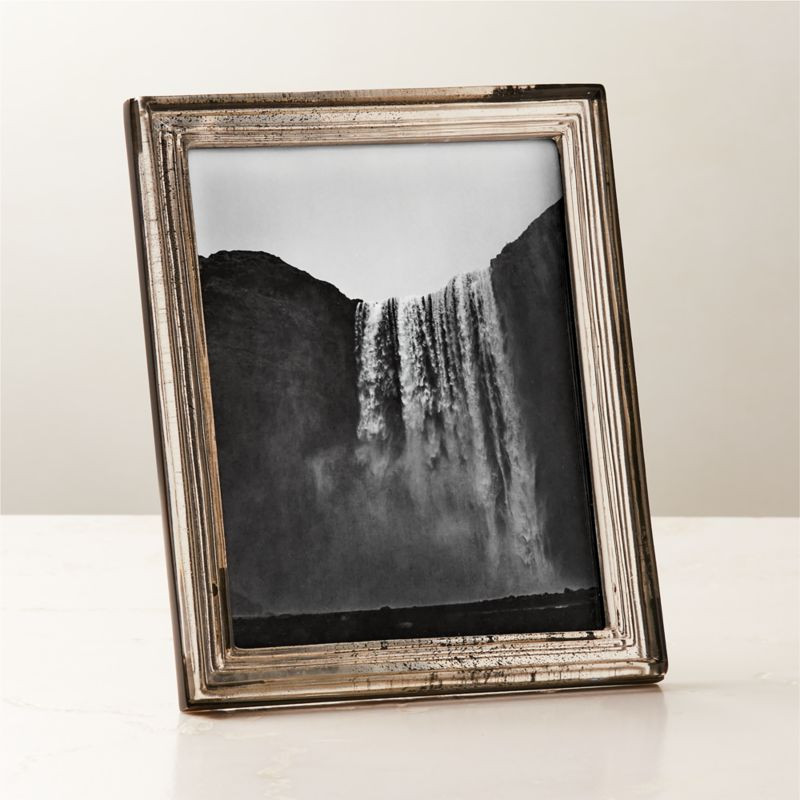 Mossoro Cast Glass Picture Frame 8''x10'' + Reviews | CB2 | CB2