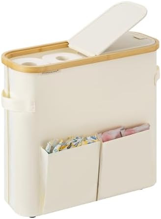 StorageWorks Toilet Paper Storage Baskets with Dual Flip Lids, Toilet Paper Organizer for Bathroo... | Amazon (US)