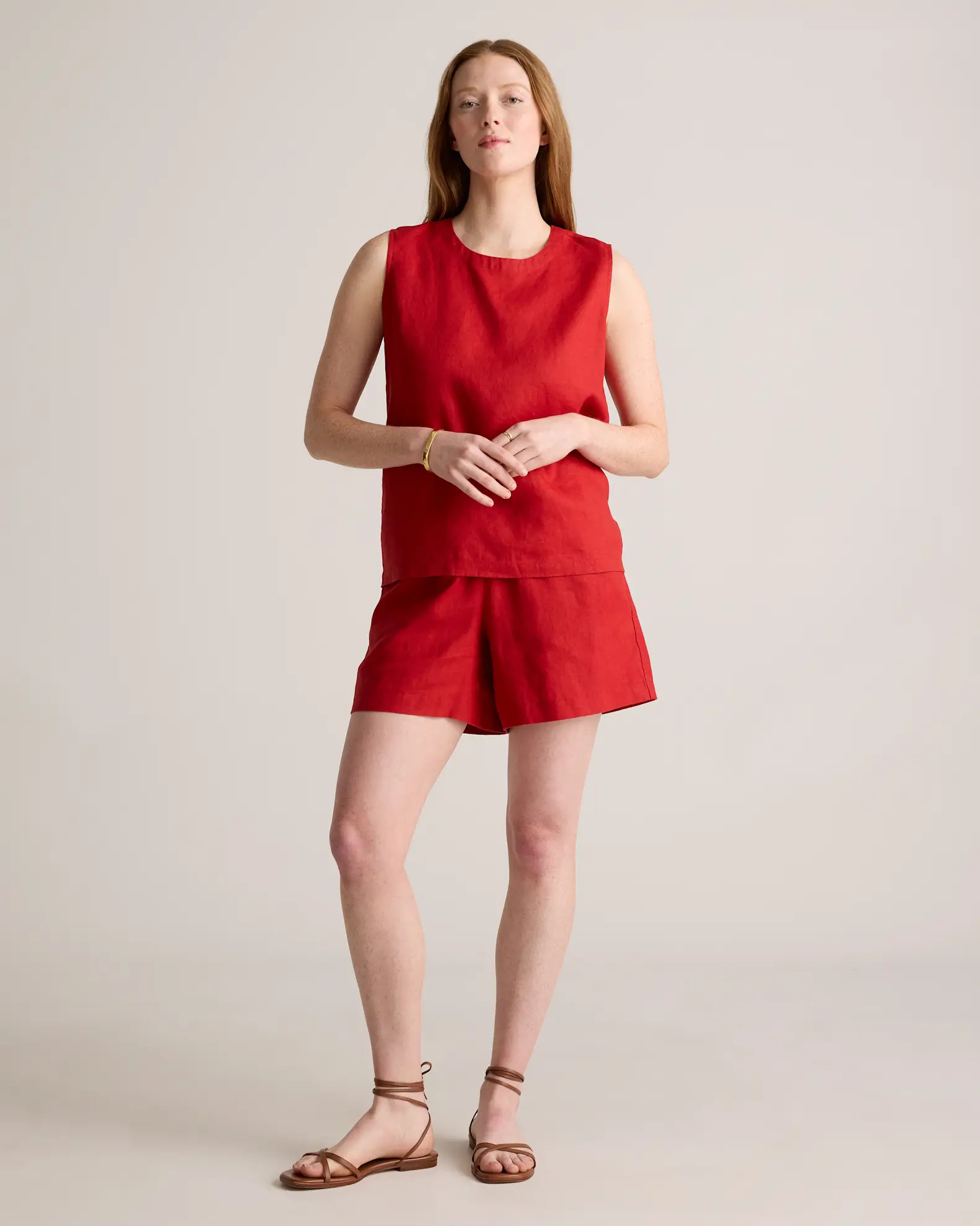 100% European Linen Tank in Chile | Quince