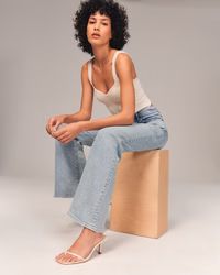 Women's Ultra High Rise Flare Jean | Women's | Abercrombie.com | Abercrombie & Fitch (US)