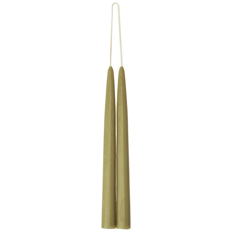 Root Candles Scented Hand-Dipped Taper 9-Inch Dinner Candles, 2-Count, Bayberry - Walmart.com | Walmart (US)