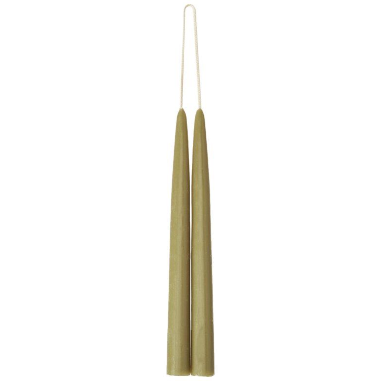 Root Candles Scented Hand-Dipped Taper 9-Inch Dinner Candles, 2-Count, Bayberry - Walmart.com | Walmart (US)