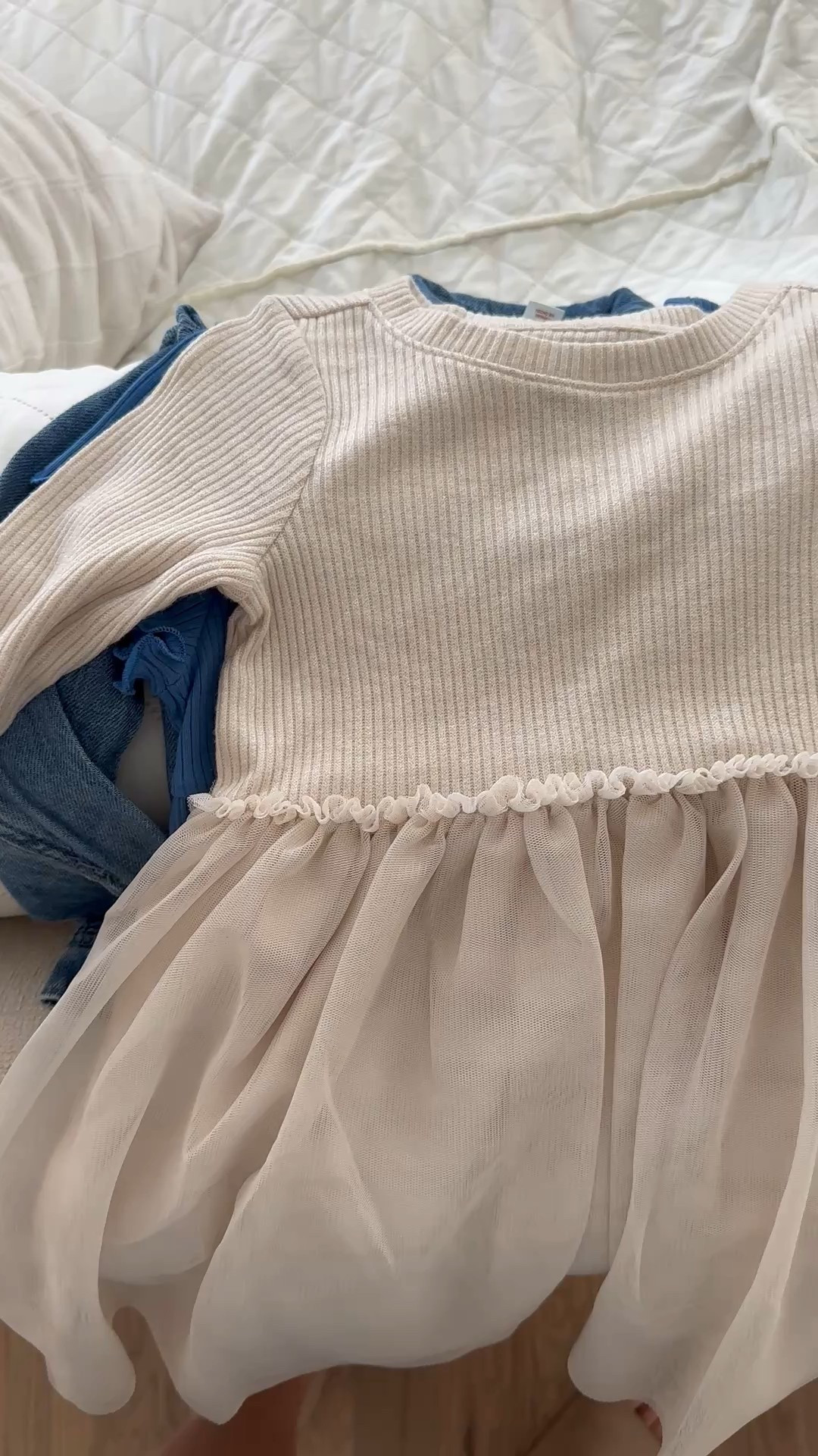 Toddler girl fall clothing haul from Target! Love these Target toddler girl dresses and jean jacket! The neutral toddler girl dress with the tulle skirt will look so cute in family photos  

#LTKKids