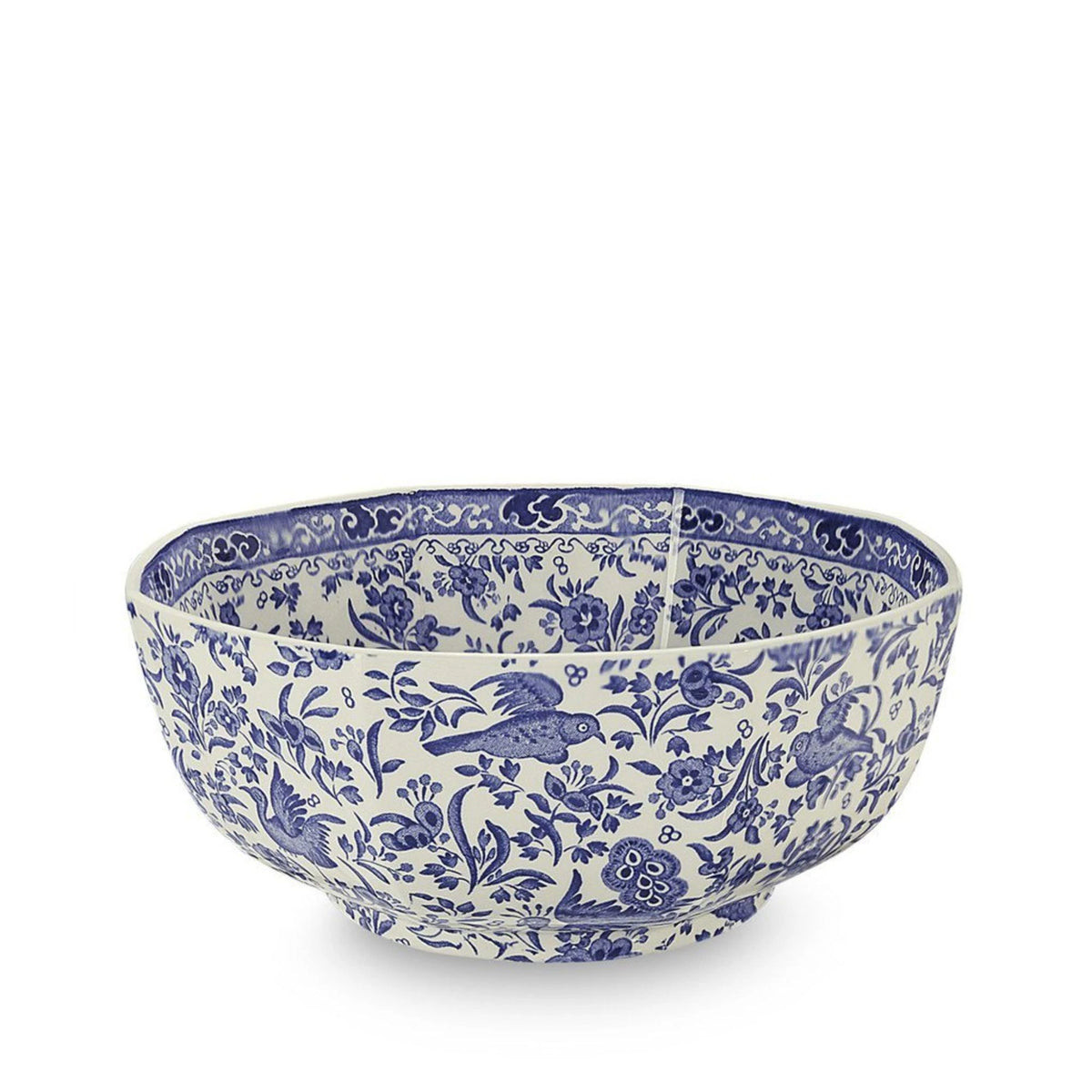 Blue Regal Peacock Octagonal Bowl Medium | The Well Appointed House, LLC