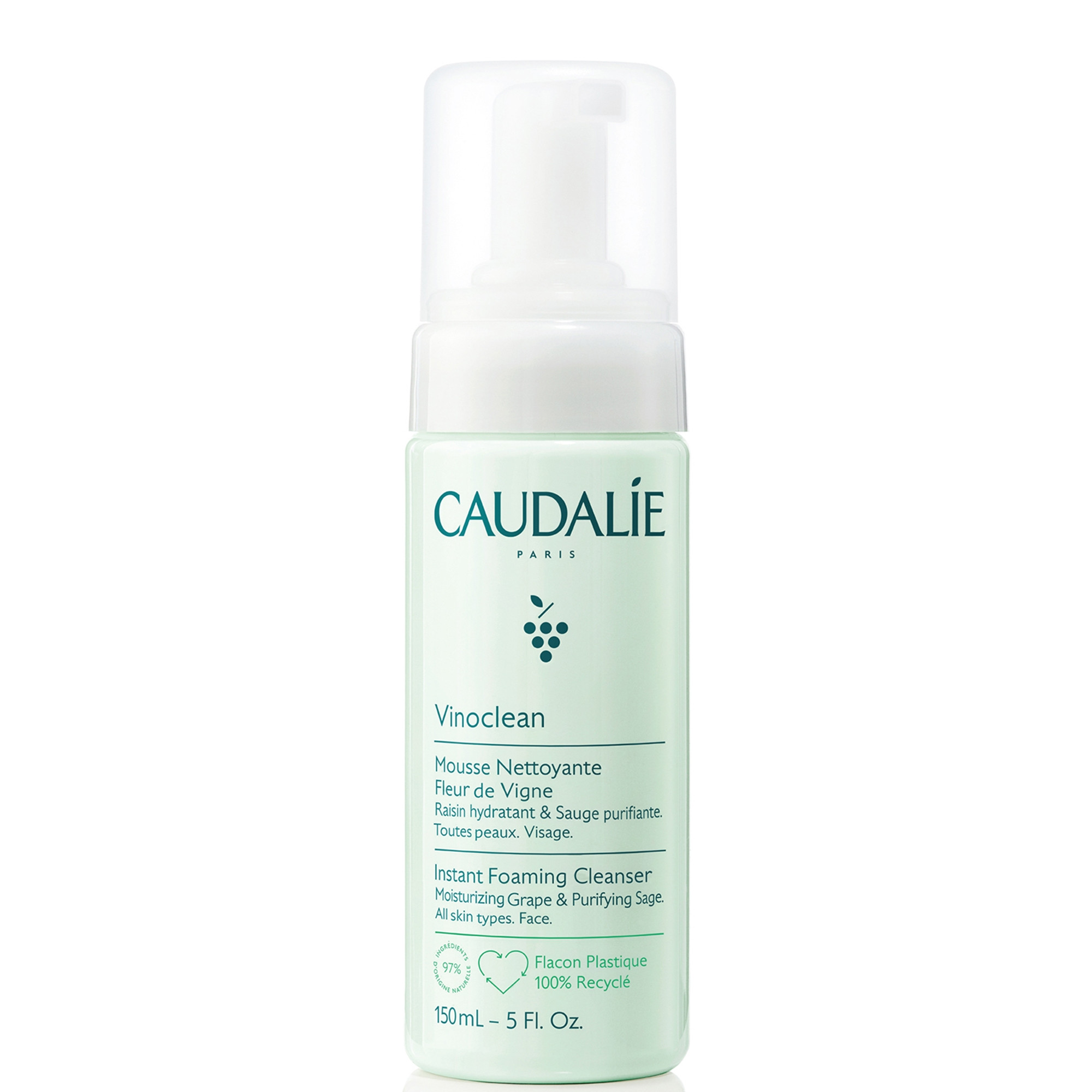 Caudalie Vinoclean Instant Foaming Cleanser 150ml | Cult Beauty | Cult Beauty